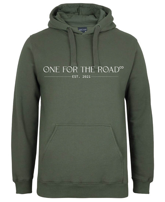 "One For The Road" Mountain Logo Hoodie